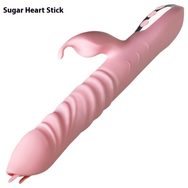 Heated & Telescoping Vibrator: Dual Action for Ultimate Pleasure & Stimulation - Image 7