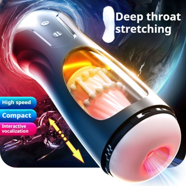 Men’s Automatic Stroker – Heated, Rotating & Thrusting Male Masturbation Cup with Powerful Suction - Image 12
