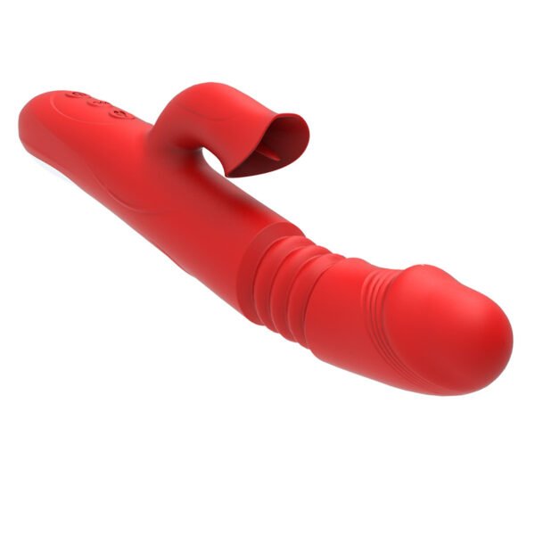 3 in 1 Tongue-Licking & Suction Vibrator for Women – Heated, Rotating & Thrusting Pleasure Toy - Image 7