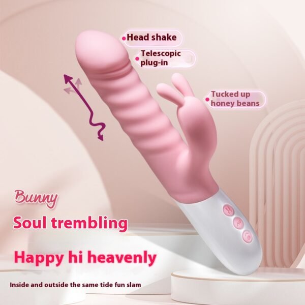 3-Speed Thrusting & Dual-Vibration Wand – Soft Silicone, Ultimate Pleasure