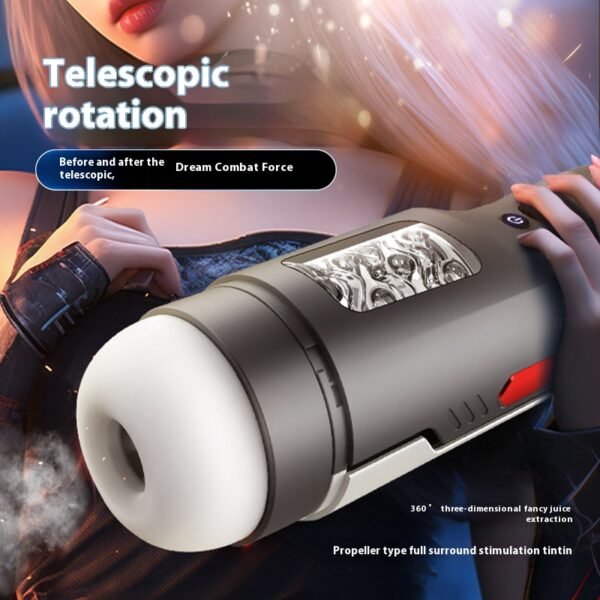 Men’s Automatic Stroker – Heated, Rotating & Thrusting Male Masturbation Cup with Powerful Suction - Image 3