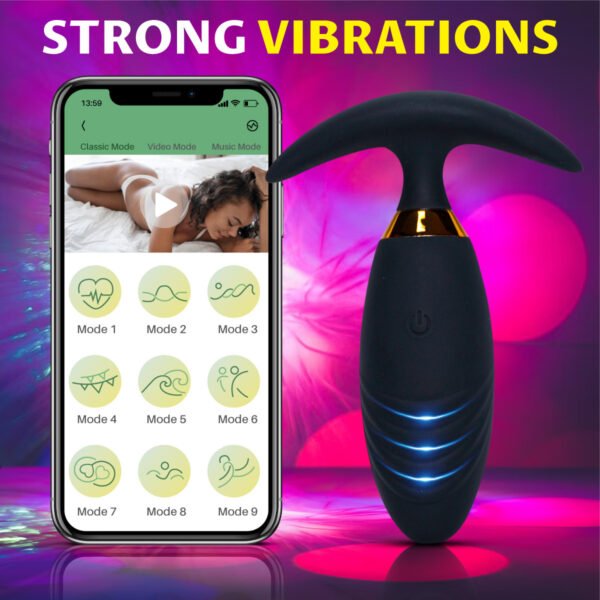 App-Enabled Unisex Vibrator – Long-Distance Waterproof & Silent – for Him & Her - Image 3