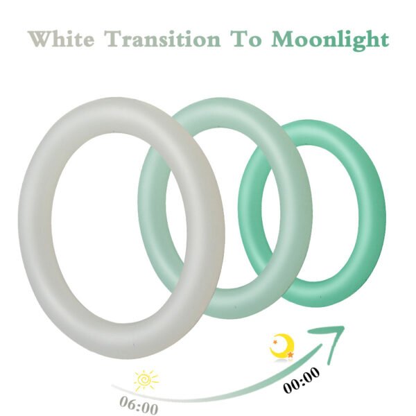 Soft Silicone, Firm Control – Luminous Penis Ring for Long-Lasting Fun - Image 4