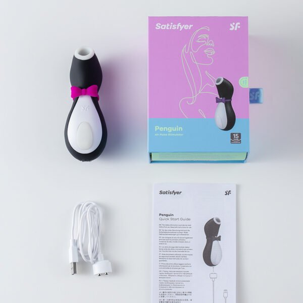 Penguin Sucker External Stimulation Masturbator Female Yin Suction Massager Flirting Vibrator Adult Sex Appliance - Image 2