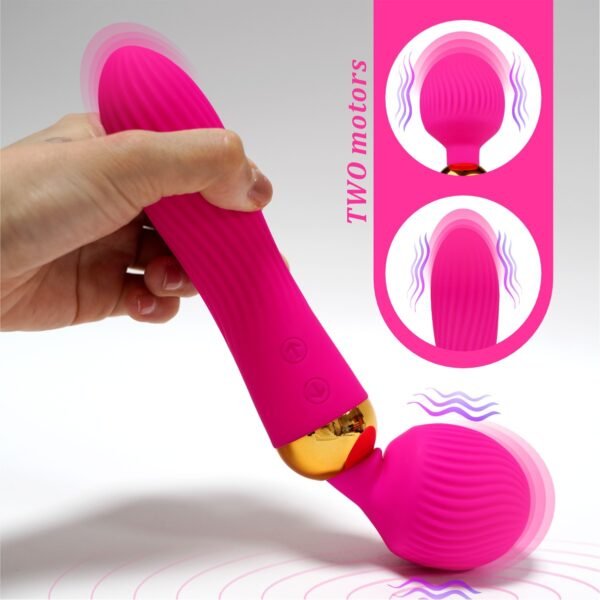 Soft Silicone, Ultra-Quiet – 18-Speed Waterproof Vibrator for Maximum Comfort - Image 2