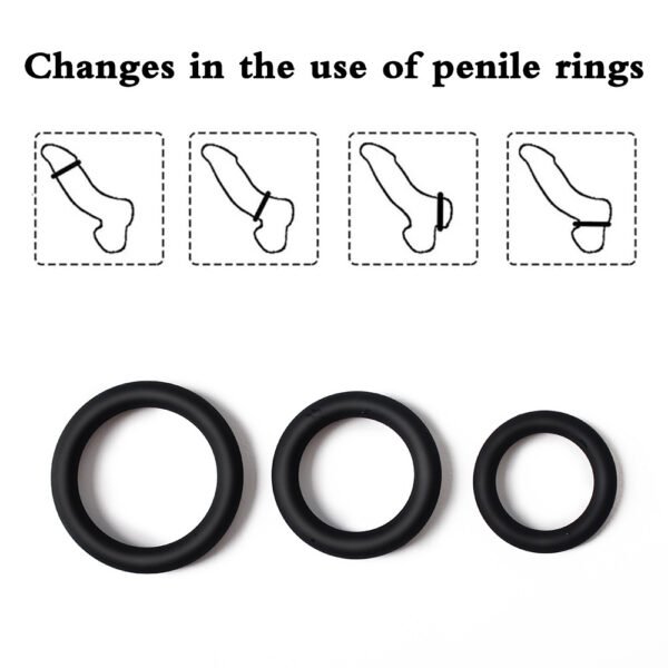 Soft Silicone, Firm Control – Luminous Penis Ring for Long-Lasting Fun - Image 5