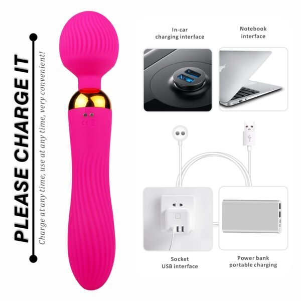 Soft Silicone, Ultra-Quiet – 18-Speed Waterproof Vibrator for Maximum Comfort - Image 3