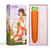 100% Body-Safe Silicone – Heated Thrusting Carrot Vibrator for Ultimate Pleasure - Image 7