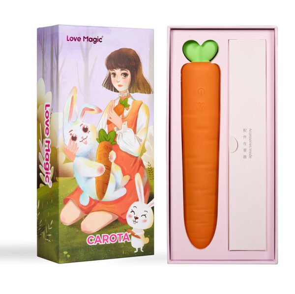 100% Body-Safe Silicone – Heated Thrusting Carrot Vibrator for Ultimate Pleasure - Image 7