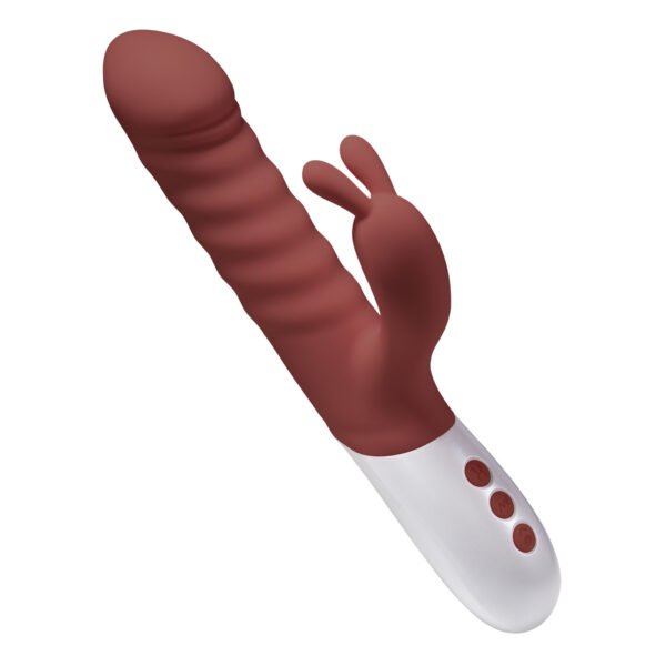 3-Speed Thrusting & Dual-Vibration Wand – Soft Silicone, Ultimate Pleasure - Image 6