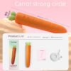 100% Body-Safe Silicone – Heated Thrusting Carrot Vibrator for Ultimate Pleasure - Image 4