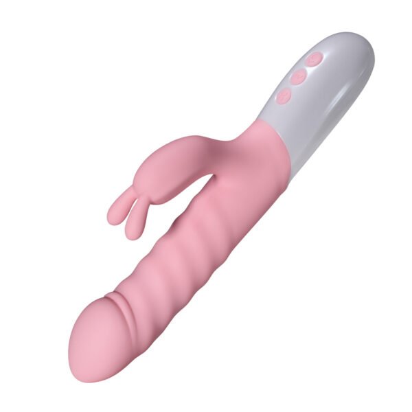 3-Speed Thrusting & Dual-Vibration Wand – Soft Silicone, Ultimate Pleasure - Image 5