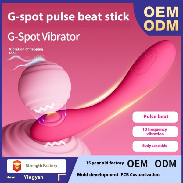 G-Spot Pulsing & Tapping Vibrator – Body-Safe Silicone & Deep Sensations